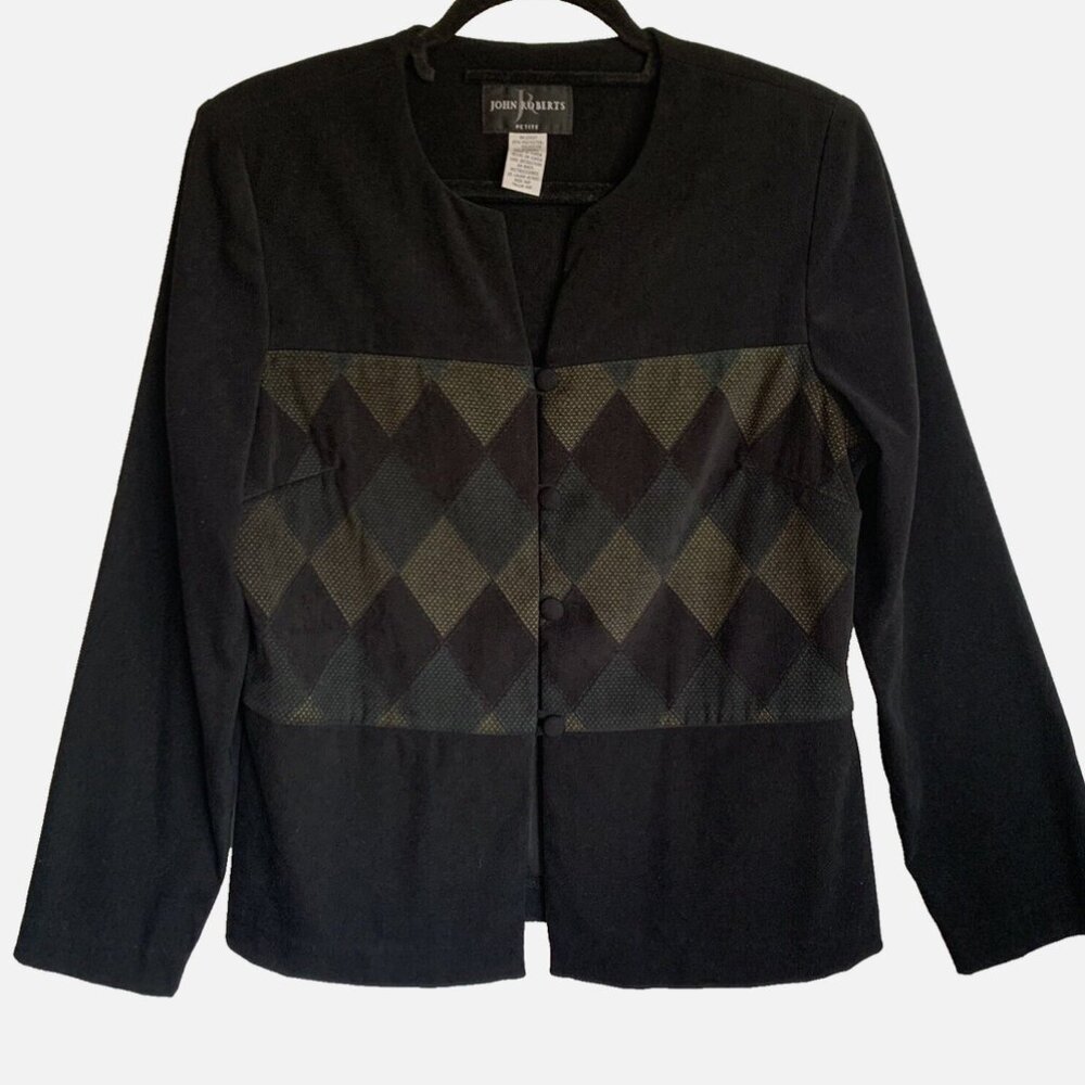 John Roberts Women's Button Blazer